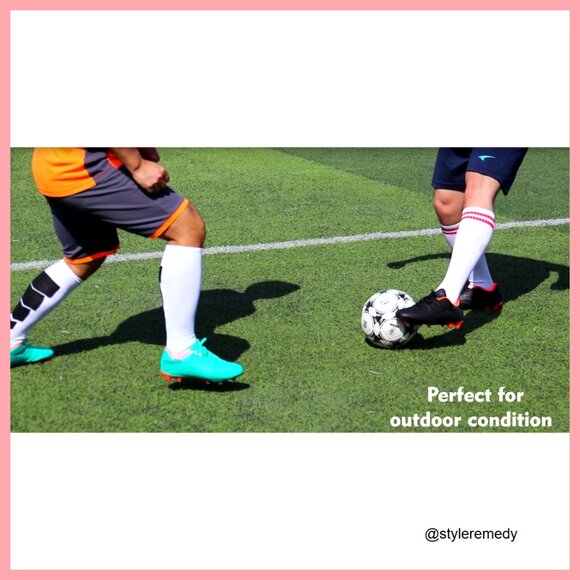 Firm Ground Soccer Cleats with Synthetic Upper and Rubber Sole main image 7
